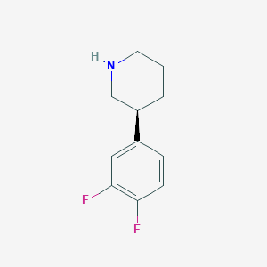 (S)-3-(3,4-Difluorophenyl)piperidine