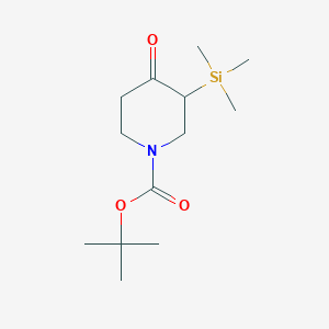 tert-Butyl 4-oxo-3-(trimethylsilyl)piperidine-1-carboxylate