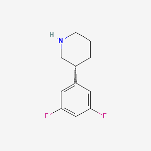 (3R)-3-(3,5-difluorophenyl)piperidine