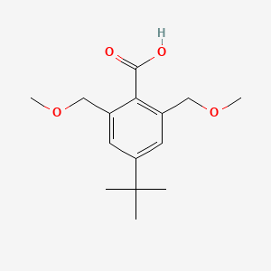 4-Tert-butyl-2,6-bis(methoxymethyl)benzoic acid