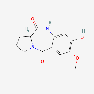 (S)-8-Hydroxy-7-methoxy-1,2,3,11a-tetrahydro-5H-benzo[e]pyrrolo[1,2-a][1,4]diazepine-5,11(10H)-dione