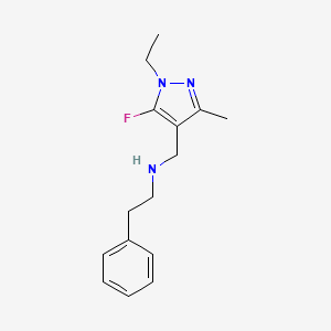 N-[(1-ethyl-5-fluoro-3-methyl-1H-pyrazol-4-yl)methyl]-2-phenylethanamine