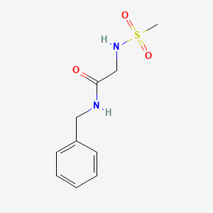 molecular formula C10H14N2O3S B1175496 N-benzyl-2-[(methylsulfonyl)amino]acetamide 