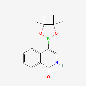 4-(Tetramethyl-1,3,2-dioxaborolan-2-yl)isoquinolin-1-ol