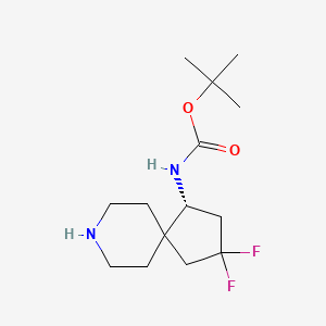 tert-Butyl (R)-(3,3-difluoro-8-azaspiro[4.5]decan-1-yl)carbamate