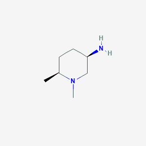 (3R,6S)-1,6-Dimethylpiperidin-3-amine