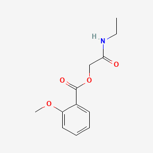 2-(Ethylamino)-2-oxoethyl 2-methoxybenzoate