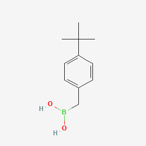 molecular formula C11H17BO2 B11755020 [(4-Tert-butylphenyl)methyl]boronic acid 