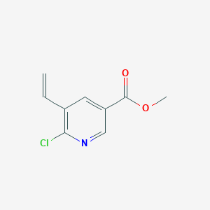 Methyl 6-chloro-5-vinylnicotinate