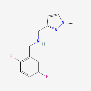 [(2,5-difluorophenyl)methyl][(1-methyl-1H-pyrazol-3-yl)methyl]amine