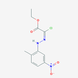 ethyl (2E)-2-chloro-2-[(2-methyl-5-nitrophenyl)hydrazinylidene]acetate