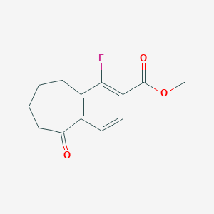 Methyl 1-fluoro-5-oxo-6,7,8,9-tetrahydro-5H-benzo[7]annulene-2-carboxylate