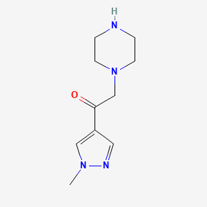 1-(1-Methylpyrazol-4-yl)-2-piperazin-1-yl-ethanone