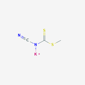 Potassium cyano[(methylsulfanyl)methanethioyl]azanide