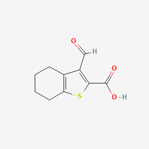 3-Formyl-4,5,6,7-tetrahydrobenzo[b]thiophene-2-carboxylic acid