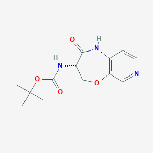 tert-Butyl (S)-(2-oxo-1,2,3,4-tetrahydropyrido[3,4-b][1,4]oxazepin-3-yl)carbamate