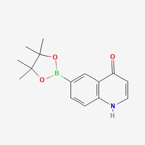 6-(4,4,5,5-Tetramethyl-1,3,2-dioxaborolan-2-yl)quinolin-4-ol