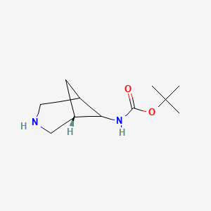 tert-butyl N-[(1S,6s)-3-azabicyclo[3.1.1]heptan-6-yl]carbamate