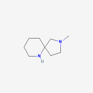 molecular formula C9H18N2 B11755160 2-Methyl-2,6-diazaspiro[4.5]decane 