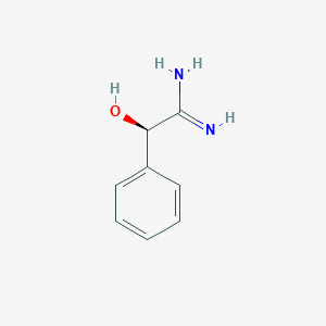 molecular formula C8H10N2O B11755217 (2R)-2-Hydroxy-2-phenylethanimidamide 