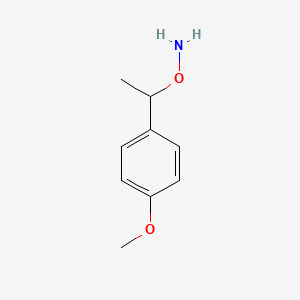 molecular formula C9H13NO2 B11755238 O-(1-(4-Methoxyphenyl)ethyl)hydroxylamine 