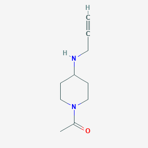 molecular formula C10H16N2O B11755239 1-(4-(Prop-2-yn-1-ylamino)piperidin-1-yl)ethan-1-one 