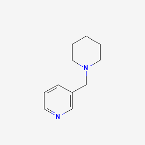 molecular formula C11H16N2 B11755275 3-(Piperidin-1-ylmethyl)pyridine 