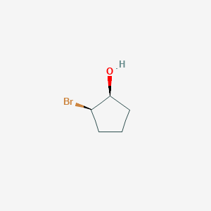 molecular formula C5H9BrO B11755287 (1S,2R)-2-Bromo-cyclopentanol 