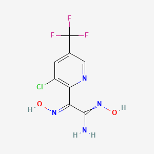 (2Z)-2-[3-chloro-5-(trifluoromethyl)pyridin-2-yl]-N-hydroxy-2-(N-hydroxyimino)ethanimidamide