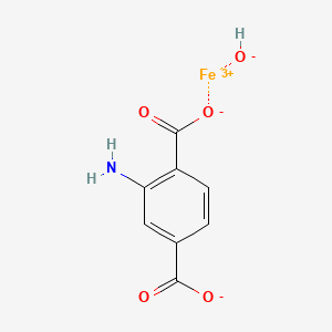 ((2-Amino-4-carboxylatobenzoyl)oxy)(hydroxy)iron(III)