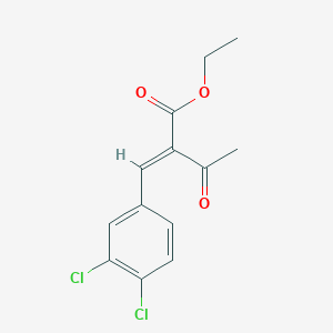 molecular formula C10H9NO4 B1175539 2-(3,4-Dichlorobenzylidene)-3-oxobutyric acid ethyl ester CAS No. 15725-31-2
