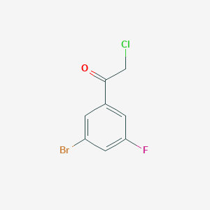 1-(3-Bromo-5-fluorophenyl)-2-chloroethanone