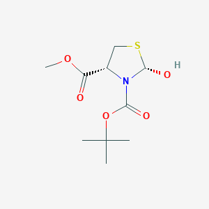 rel-3-(tert-Butyl) 4-methyl (2S,4R)-2-hydroxythiazolidine-3,4-dicarboxylate