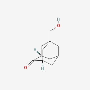 (1R,3S,5s,7s)-5-(hydroxymethyl)adamantan-2-one