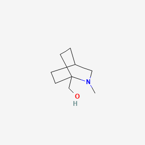 molecular formula C9H17NO B11755461 (2-Methyl-2-azabicyclo[2.2.2]octan-1-yl)methanol 