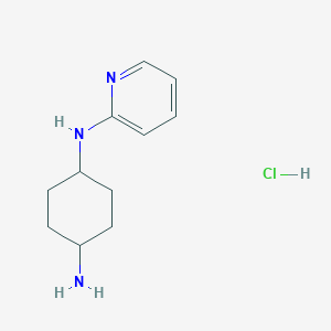 N1-(pyridin-2-yl)cyclohexane-1,4-diamine hydrochloride