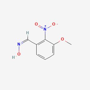 molecular formula C8H8N2O4 B1175555 2-Nitro-3-methoxybenzaldehyde oxime 
