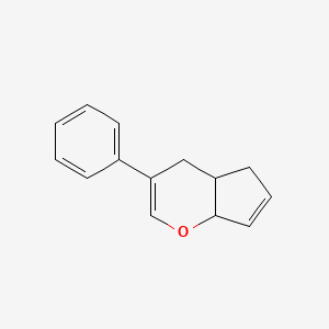 molecular formula C14H14O B1175557 3-Phenyl-4,4a,5,7a-tetrahydrocyclopenta[b]pyran 
