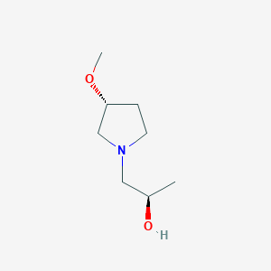 (R)-1-((R)-3-Methoxypyrrolidin-1-yl)propan-2-ol