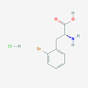 (2R)-2-amino-3-(2-bromophenyl)propanoic acid hydrochloride