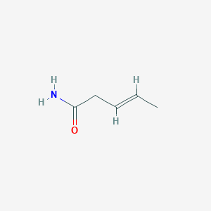 molecular formula C5H9NO B11755654 (E)-pent-3-enamide 