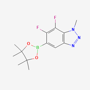 6,7-Difluoro-1-methyl-5-(tetramethyl-1,3,2-dioxaborolan-2-yl)-1,2,3-benzotriazole