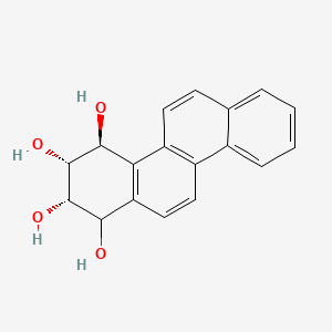 molecular formula C18H16O4 B11755680 (2S,3R,4S)-1,2,3,4-tetrahydrochrysene-1,2,3,4-tetrol 