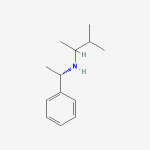 3-methyl-N-(1-phenylethyl)-2-butanamine
