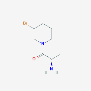 (S)-2-Amino-1-(3-bromo-piperidin-1-yl)-propan-1-one