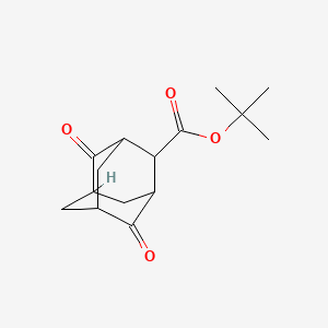 tert-Butyl 4,8-dioxotricyclo[3.3.1.1~3,7~]decane-2-carboxylate