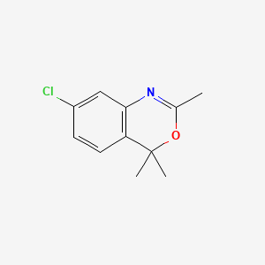 7-chloro-2,4,4-trimethyl-4H-3,1-benzoxazine