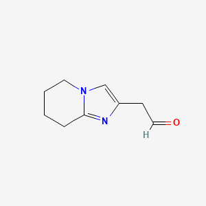 2-(5,6,7,8-Tetrahydroimidazo[1,2-a]pyridin-2-yl)acetaldehyde