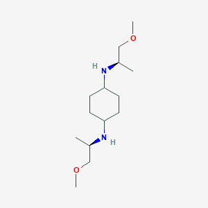 (1r,4r)-N1,N4-bis[(2R)-1-methoxypropan-2-yl]cyclohexane-1,4-diamine