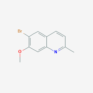 6-Bromo-7-methoxy-2-methylquinoline